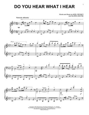 Do You Hear What I Hear? Piano Sheet Music and Its Enigma