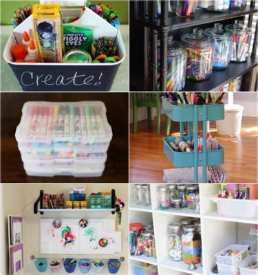 How to Organize Art Supplies: A Creative Journey Through Messy Brilliance