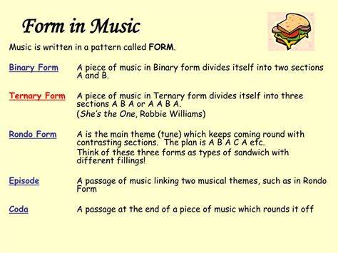 what is the definition of form in music